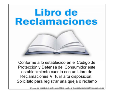 libro de reclamaciones